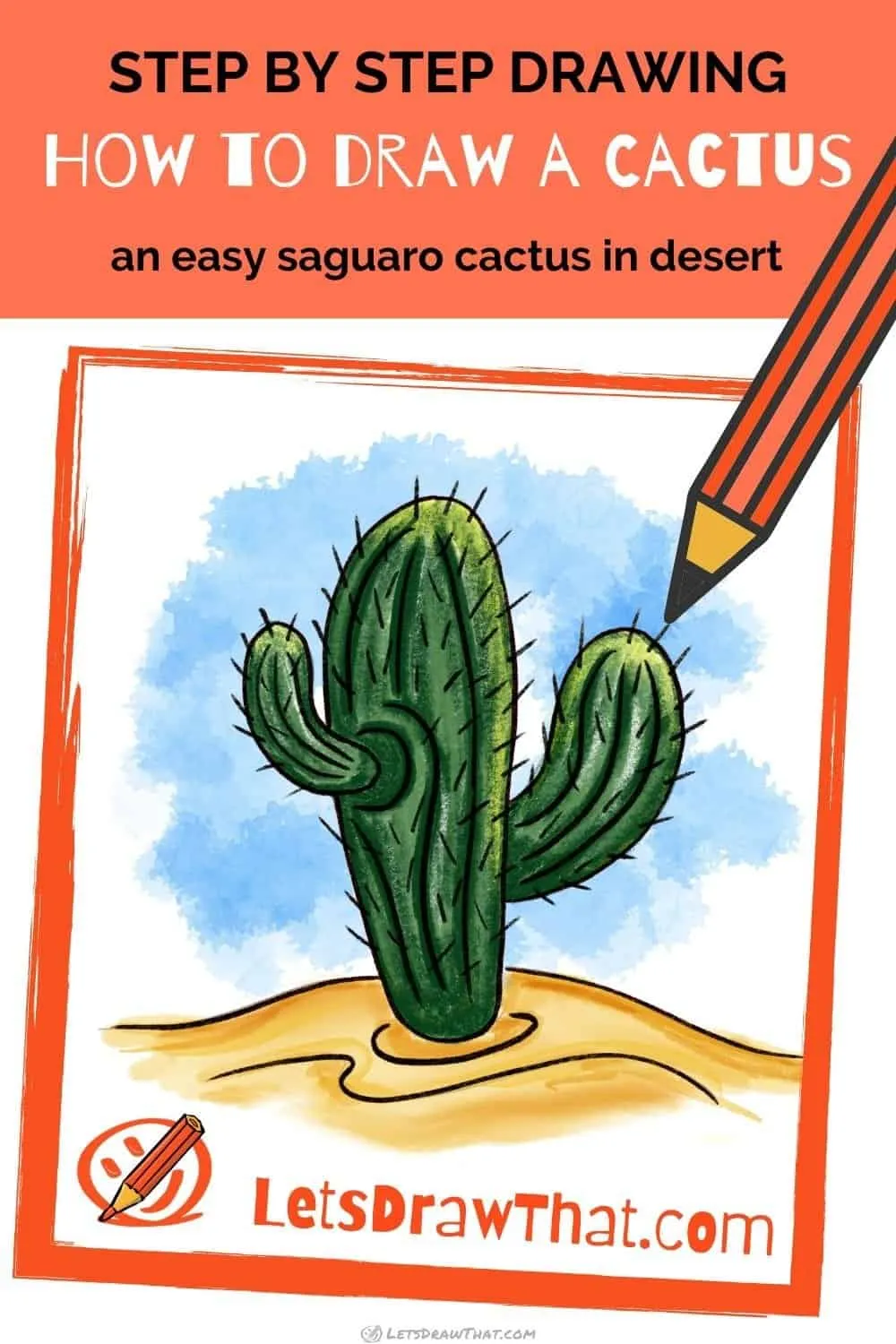 Cactus Clipart Set Hand Drawn Clip Art Illustrations of - Etsy UK | Cactus  clipart, Cactus drawing, How to draw hands
