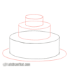 How To Draw A Cake - A Scrumptious 3 Layer Cake Drawing