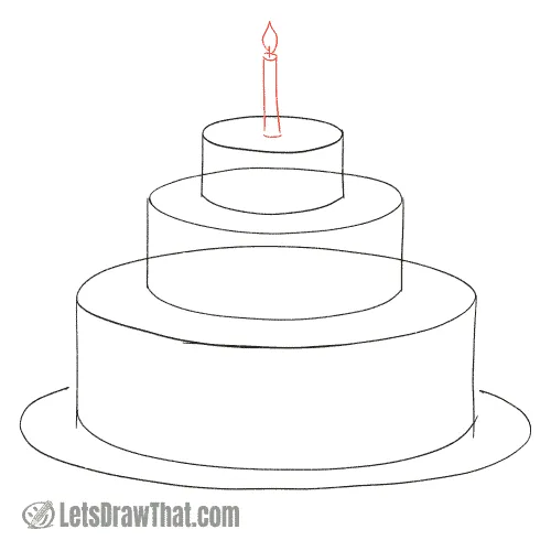 How to Draw a Cake – Step by Step Drawing Tutorial - Easy Peasy and Fun-saigonsouth.com.vn