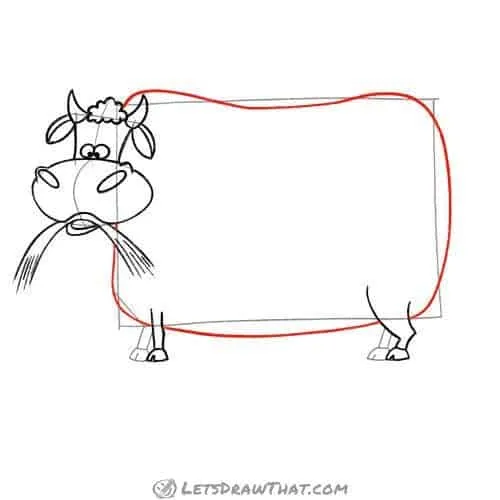 How to Draw a Cute Cow Step by Step - Cute Easy Drawings