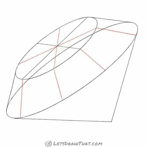 Drawing step: Add more division lines