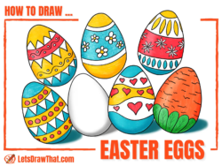 Easter Egg Drawing – 6 Patterns to Draw An Easter Egg - step-by-step-drawing tutorial featured image