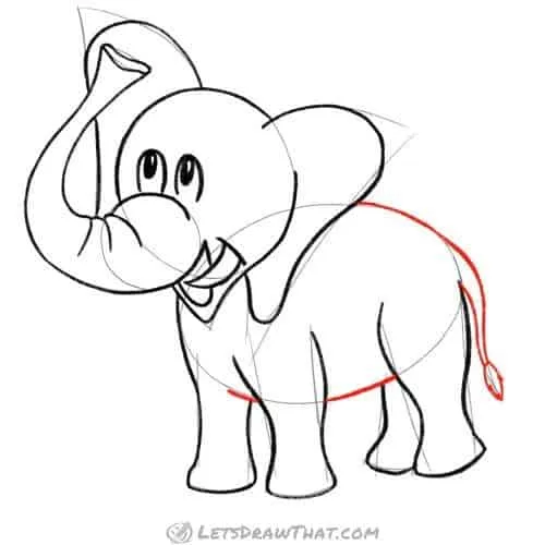 How to Draw an Elephant Head - Easy Drawing Art-saigonsouth.com.vn