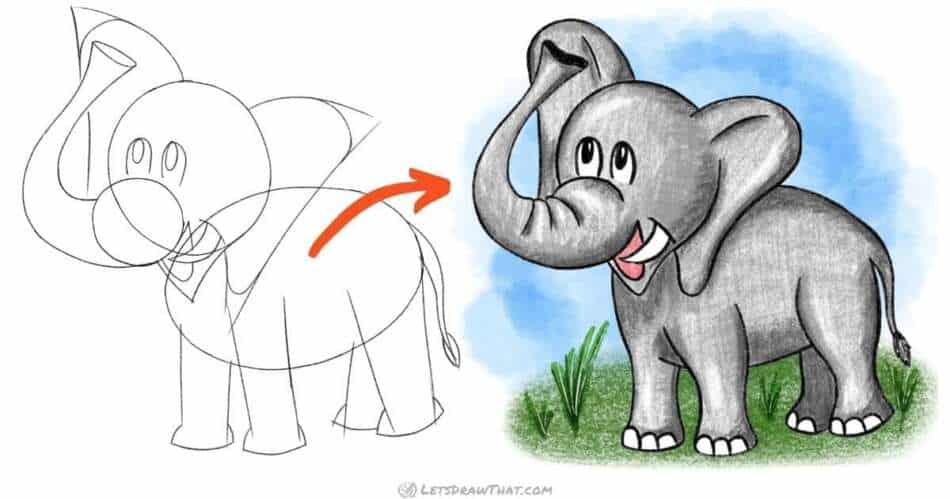 AFRICAN ELEPHANT artwork pencil drawing print A3 / A4 sizes signed art |  eBay-saigonsouth.com.vn