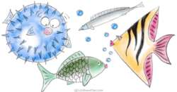 How to Draw a Fish Using Simple Shapes - step-by-step-drawing tutorial featured image