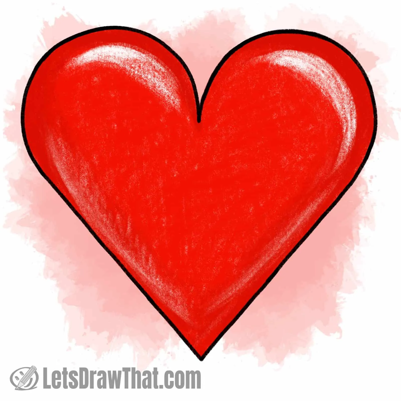 Human heart drawing line work Royalty Free Vector Image-saigonsouth.com.vn