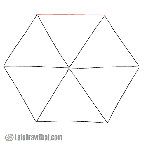 draw a hexagon ABCDEF and find how many diagonals does it have. Name them -  5f06hk66