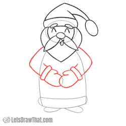 How to Draw Santa: Step by Step Drawing