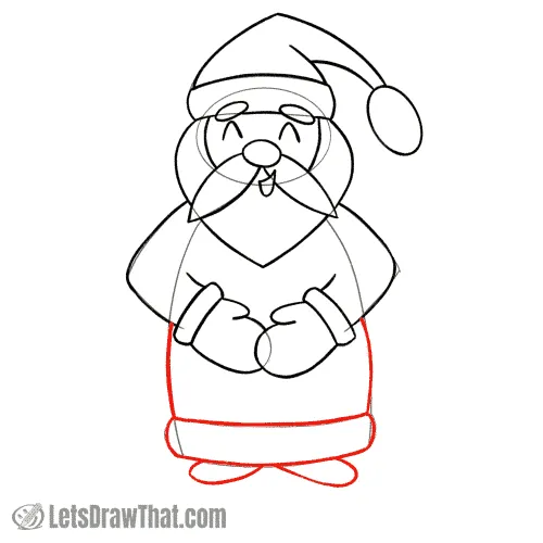 How to Draw Santa Claus - HelloArtsy