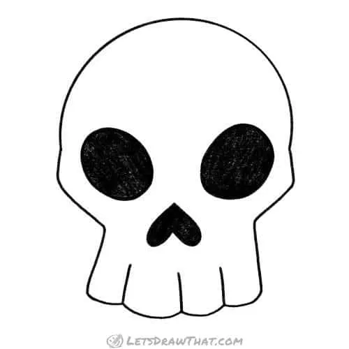 Simple Skull Drawing  Simple Skull Drawings  900x1199 PNG Download   PNGkit