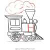 How to Draw a Train: Step by Step From Simple Shapes