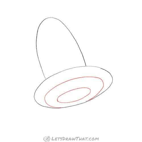 Drawing step: Add a few ovals